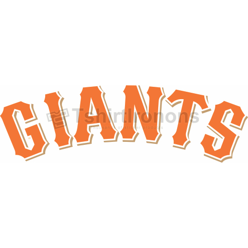 San Francisco Giants T-shirts Iron On Transfers N1902